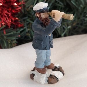 Captain w/ Telescope Christmas Village Figurine